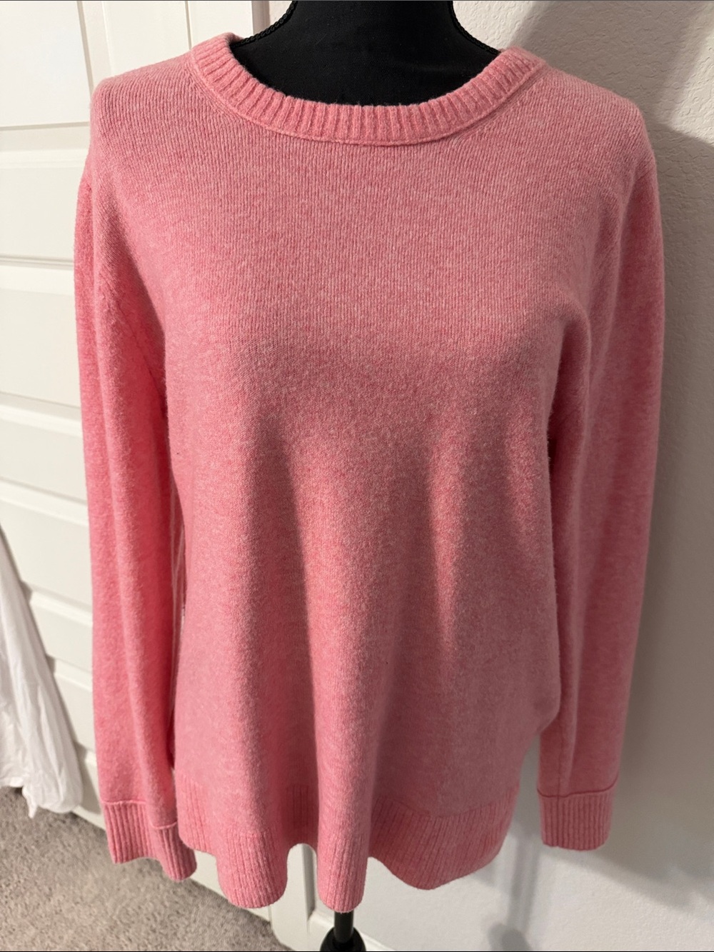 J. Crew Factory Pink Crewneck Sweater